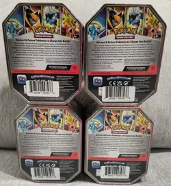 Pokemon Paradox Destinies Complete Set of 4 Tins Sealed Brand New - Image 2