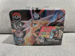 2023 Pokemon Scarlet & Violet Charizard Lunch Box Tin New Factory Sealed - Image 1