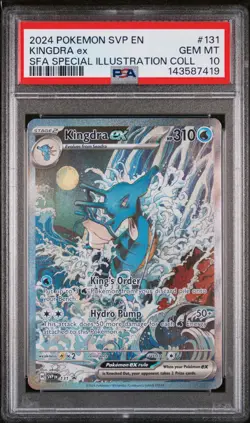 Kingdra Ex Pokemon Svp En-Sv Black Star Promo 131 NM PSA 10 - Image 1