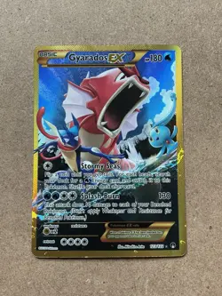 Pokemon Gyarados EX Secret Rare Full Art Holo 123/122 Breakpoint 180 HP - Image 1