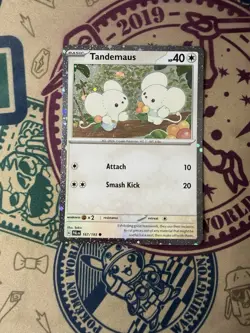 Pokemon Paldea Adventure Chest Promo: Tandemaus 167/193 - Image 3