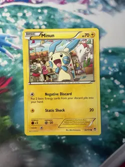 Minun 32/111 Furious Fists Pokemon TCG - Image 3