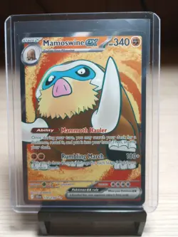 2025 Pokemon Journey Together Mamoswine ex #174/159 M/NM - Image 1