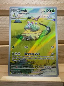 Grotle 164/162 Pokemon TCG: Temporal Forces Illustration Rare NM Free Shipping - Image 1