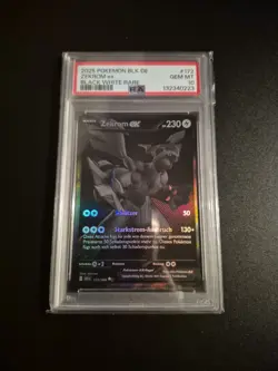 Pokemon Zekrom ex (BLK 172) Black Bolt, PSA 10, Deutsch "POP 13" - Image 1