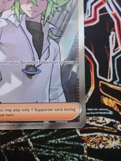 Pokemon TCG N's Plan 163/086 Full Art Trainer SV: Black Bolt NM/M - Image 5