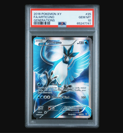 2016 POKEMON XY GENERATIONS #25 FULL ART/ARTICUNO PSA GEM MT 10 - Image 1