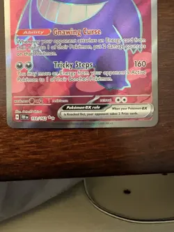 Pokemon Gengar ex 193/162 SV05 Temporal Forces Ultra Rare Full Art Holo 310 HP - Image 3