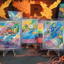Pokemon 2026 First Partner Illustration Collection Series 1 Promos Set 43-45 NM - Image 1