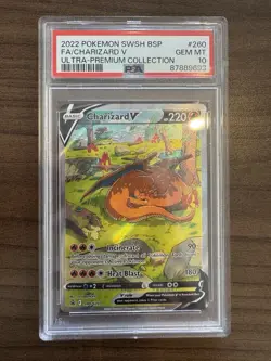 Pokemon Charizard V SWSH260 SWSH Promo Full Art Holo - Image 1