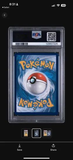 2020 Pokemon SWSH Pikachu Holo General Mills 25th Anniversary PSA 8 NM-MT #039 - Image 2
