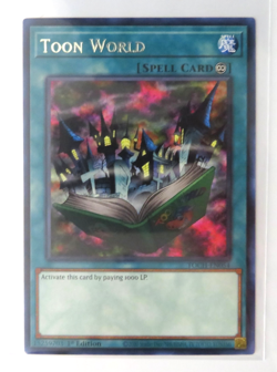 Yugioh Card Toon World TOCH-EN054 1st Edition Rare NM - Image 1