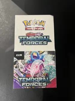 Pokemon TCG Temporal Forces Half Booster Box Factory Sealed - Image 1