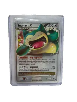 Pokemon TCG Snorlax LV.X Rising Rivals Holo Card 111/111 - Image 3