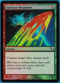 Guttural Response FOIL Shadowmoor NM Red Green Uncommon CARD (507960) ABUGames - Image 1