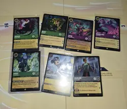 Disney Lorcana Legendary Lot, 7 Cards Total, TCG - Great Condition (Flexible $) - Image 1