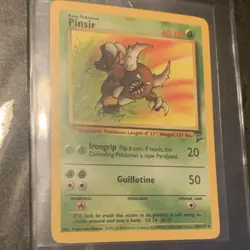 Pokemon Pinsir Base Set 2 29/130 Rare 60 HP Regular English TCG Card - Image 3