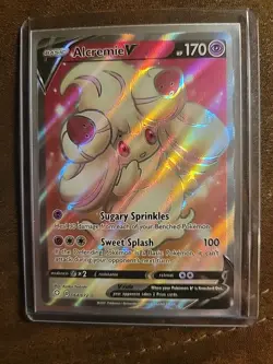 Alcremie V 064/072 - Shining Fates - Ultra Rare Holo Pokemon Card Near Mint - Image 1