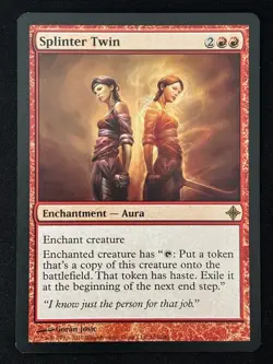 1x MTG Splinter Twin - Rise of the Eldrazi (ROE) #165 - Magic the Gathering - Image 1