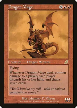 MTG Dragon Mage (SCG 87) Lightly Played - Image 1