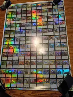 Magic: the Gathering - War of the Spark uncut foil rare / mythic sheet (English) - Image 1