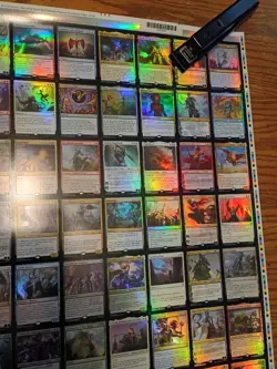 Magic: the Gathering - War of the Spark uncut foil rare / mythic sheet (English) - Image 3