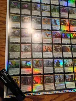 Magic: the Gathering - War of the Spark uncut foil rare / mythic sheet (English) - Image 4