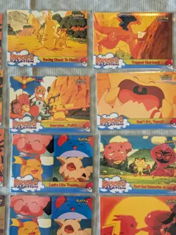 1998 Topps Vintage Pokemon Pikachu's Vacation Holos & Regular (30 Card Lot) - Image 4