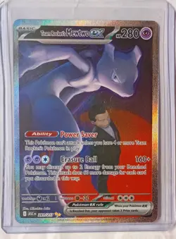 Team Rocket's Mewtwo ex 281/217 SIRSecret Ascended Heroes Pokemon IN HAND MINT - Image 1