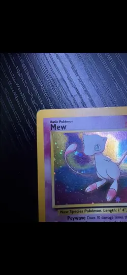Mew 9 Black Star Promo 2000 Holo Rare Pokemon TCG Card - Image 2