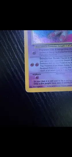 Mew 9 Black Star Promo 2000 Holo Rare Pokemon TCG Card - Image 3