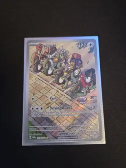 Pokemon TCG Cyclizar Paradox Rift 215/182 Holo Illustration Rare - Image 1