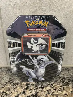 Pokemon 2011 Black & White Legends Reshiram Tin Sealed - Image 1
