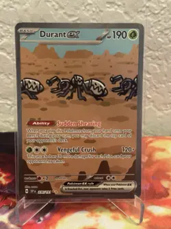 Pokemon TCG Durant ex 236/191 Sv08: Surging Sparks Illustration Rare Holo - Image 1