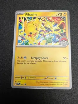 Pikachu Promo 2025 World Championships SVP EN 225 Pokemon Card - Image 1