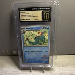 Pokemon Feraligatr Promo Sv: Scarlet & Violet 213 180 HP Illustration Contest 2… - Image 1