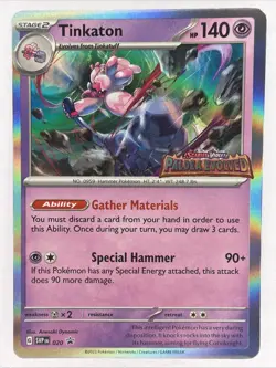 Tinkaton SVP 020 Black Star Promo Paldea Evolved Prerelease Pokemon NM/Near Mint - Image 1