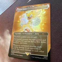 Foil Secret Lair Super State x1 Magic Cards MTG Sonic 2081 nm - Image 1