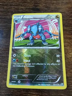Pokemon Legendary Treasures Gabite 95/113 Reverse Holo - Image 1