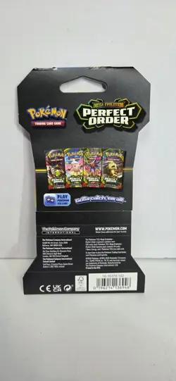 Pokemon TCG: Sleeved Booster Pack - Me03: Perfect Order - Mega Starmie EX NEW - Image 2