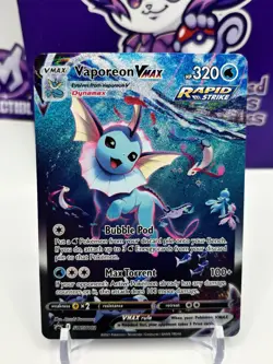 Vaporeon VMAX SWSH182 SWSH: Sword & Shield Promo Cards Holo - Image 1