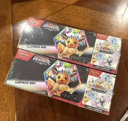 Pokemon Prismatic Evolutions Surprise Box + Booster Bundle Sams Club Sealed (2) - Image 1