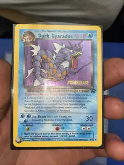 Pokemon TCG Dark Gyarados Holo Rare Prerelease EXCELLENT CONDITION UNGRADED - Image 1