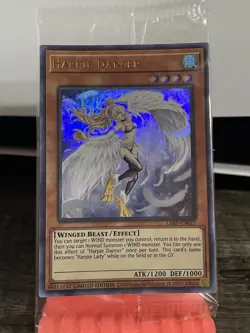 Yugioh - Harpie Dancer LART-EN023 Ultra Rare Lost Art Promo Sealed NM - Image 1