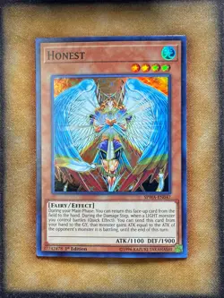 Yugioh Honest SPWA-EN047 Super Rare 1st Ed NM - Image 1