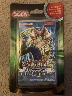 Konami Yugioh Legend of Blue Eyes White Dragon Blister Pack - Image 1