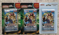 3x Legend of Blue Eyes White Dragon Booster Pack Blister Yu-Gi-Oh! 728192490040 - Image 1