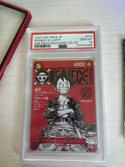 [PSA 10] Monkey D. Luffy ST21-14 One Piece Magazine Vol 20 Promo - Image 2