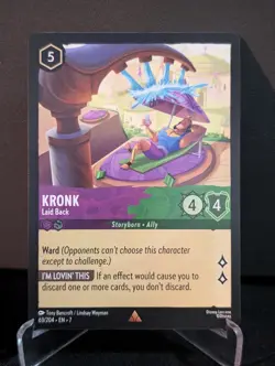 Kronk Laid Back 63/204 Archazia's Island Disney Lorcana Non Foil - Image 1