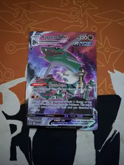 Pokemon TCG Rayquaza VMAX Holo Ultra Rare Card SWSH12: Silver Tempest TG20/TG30 - Image 2